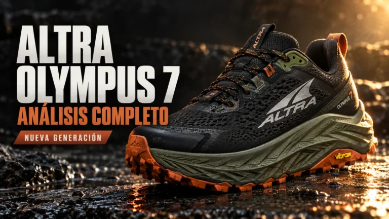 Altra Olympus 7 - zapatilla de trail para correr con sobrepeso, análisis completo en Grandotes.es
