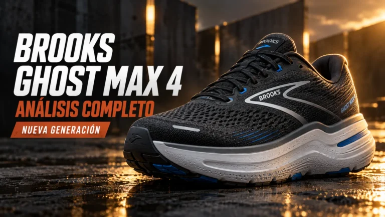 Brooks Ghost Max 4 - zapatilla para correr con sobrepeso, análisis completo en Grandotes.es